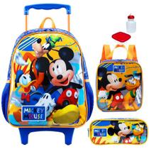 Kit Mochila Infantil Mickey Mouse Disney Rodinhas Tam G