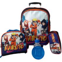 Kit Mochila Infantil Naruto Tam G Rodinhas