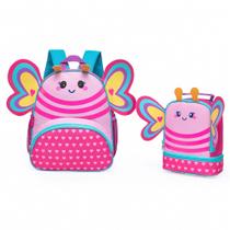Kit Mochila Infantil Pré Escola Spector Menino Menina Reforçada