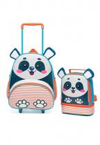 Kit Mochila Infantil Rodinha Creche Pré Escolar Menina Menino Reforçada