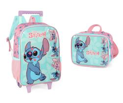 Kit Mochila Infantil Rodinha E Lancheira Térmica Lillo