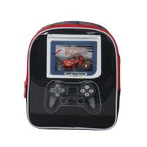 Kit Mochila Infantil Rodinha Lancheira Estojo Jogo Carro 3D - YEPP