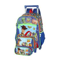 Kit Mochila Infantil Rodinhas+Lancheira Térmica+Estojo Toy Story