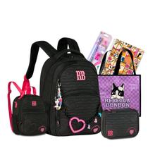 Kit Mochila Juvenil Costas Rebecca Bonbon Original 2026