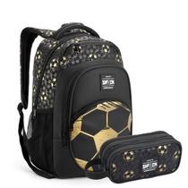 Kit Mochila Juvenil Masculino Game Futebol Reforçada Seanite