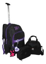 Kit Mochila Juvenil Yepp Girls Rodinhas Escolar Top