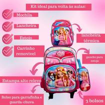 Kit Mochila Lacheira E Estojo Kids Shope Love 3 Peças - SHOP ALTERNATIVO