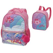Kit Mochila Lancheira Costas Escolar Passeio Lilica Ripilica Original Super Star