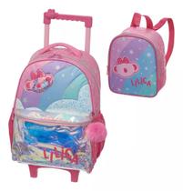 Kit Mochila Lancheira Escolar Lilica Original Super Star Kit Mochila Lancheira Escolar Lilica Original Super Star