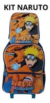 Kit Mochila + Lancheira Escolar Naruto Kurama - Pacific