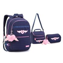 Kit Mochila Lancheira Estojo ColorUp Para Laptop