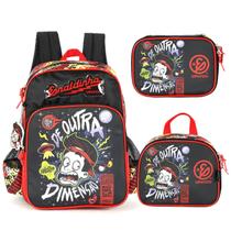 Kit mochila lancheira estojo escolar menino by enaldinho