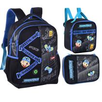 Kit Mochila Lancheira Estojo Infantil Do Youtuber Brancoala Kit Mochila Lancheira Estojo Infantil Do Youtuber Brancoala
