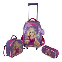 Kit Mochila+lancheira+estojo Infantil Princesa Santino Sweet Kit Mochila+lancheira+estojo Infantil Princesa Santino Sweet
