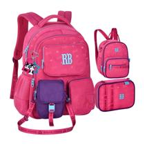 Kit Mochila Lancheira Estojo Shoulder Bag Rebecca Bonbon Kit Mochila Lancheira Estojo Shoulder Bag Rebecca Bonbon