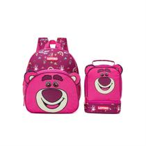Kit Mochila Lancheira Infantil Lotso Toy Story Escolar Passeio Disney Kit Mochila Lancheira Infantil Lotso Toy Story Escolar Passeio Disney