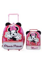 Kit Mochila Lancheira Minnie Rodinha Infantil Resistente Escolar Kit Mochila Lancheira Minnie Rodinha Infantil Resistente Escolar