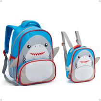 Kit Mochila+Lancheira Térmica Infantil Zoop Animais Seanite Kit Mochila+Lancheira Térmica Infantil Zoop Animais Seanite