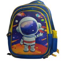 Kit Mochila Led Astronauta Com Bolsa, Lancheira e Estojo