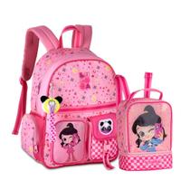 Kit Mochila Luluca Costas C/ Lancheira Térmica - Oficial Youtuber Escolar Passeio - Clio Kit Mochila Luluca Costas C/ Lancheira Térmica - Oficial Youtuber Escolar Passeio - Clio