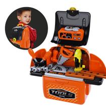 Kit Mochila Maleta de Ferramentas Infantil 30 Peças 3 em 1 Tools - VIP