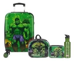Kit Mochila Malinha Infantil Escolar Incrível Rulk Completo Verde Kit Mochila Malinha Infantil Escolar Incrível Rulk Completo Verde