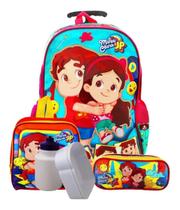 Kit Mochila Maria Clara E Jp Rodinhas Infantil Escolar Ofici