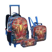 Kit mochila masc. super spider 3pcs mr42108 - seanite Kit mochila masc. super spider 3pcs mr42108 - seanite