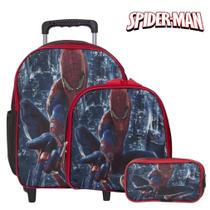 Kit Mochila Masculina Infantil Rodinha Homem Aranha Passeio Kit Mochila Masculina Infantil Rodinha Homem Aranha Passeio
