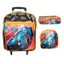 Kit Mochila Menino Escolar Resistente Estojo + Lancheira Kit Mochila Menino Escolar Resistente Estojo + Lancheira