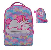 KIT Mochila Minions Agnes Unicornio + Estojo Escolar Xeryus