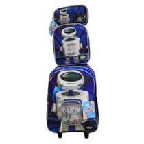 Kit Mochila Mochila de Rodinha Lancheira e Estojo Space Wars Yepp MIM6334 Kit Mochila Mochila de Rodinha Lancheira e Estojo Space Wars Yepp MIM6334