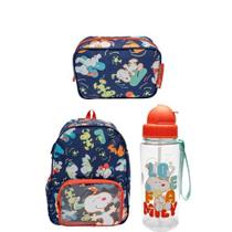 Kit Mochila+Necessaire+Garrafa Snoopy Puket