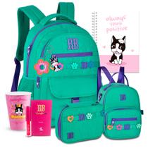 Kit Mochila Passeio Flores Rebecca Bonbon Estojo Lancheira Kit Mochila Passeio Flores Rebecca Bonbon Estojo Lancheira
