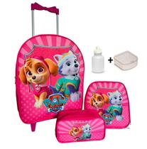 Kit Mochila Patrulha Canina Menina Lancheira e Estojo Kit Mochila Patrulha Canina Menina Lancheira e Estojo