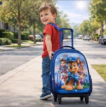 Kit Mochila Patrulha Canina Menino Lancheira Estojo 3D Escolar Passeio Promo Kit Mochila Patrulha Canina Menino Lancheira Estojo 3D Escolar Passeio Promo