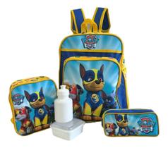 Kit Mochila Patrulha Canina Super Filhote Bolso Costas G F5