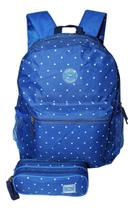 Kit Mochila Poá Juvenil Feminina Escolar Costas Estojo Clio Kit Mochila Poá Juvenil Feminina Escolar Costas Estojo Clio