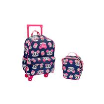 Kit Mochila Puket + Lancheira Puket Panda Miami