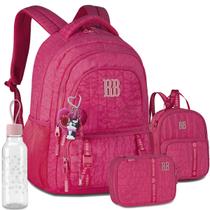 Kit Mochila Rb + Lancheira Termica + Estojo Rebecca Bonbon