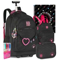 Kit Mochila RB Rebecca Bonbon Carrinho Soft Rodinhas Kit Mochila RB Rebecca Bonbon Carrinho Soft Rodinhas