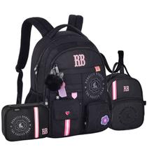 Kit Mochila RB Rebecca Bonbon Original Pompom Pronta Entrega