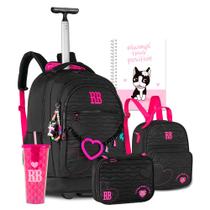 Kit Mochila RB Rodinhas E Costas Estojo E Lancheira Térmica Kit Mochila RB Rodinhas E Costas Estojo E Lancheira Térmica