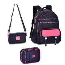 Kit Mochila RB26227 + Estojo Box RB26226 Rebecca Bonbon Com Bolsinha Removível Original, Clio Style