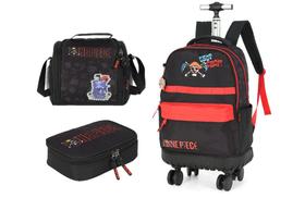 Kit Mochila Rd One Piece Lancheira Estojo Box Neflix 2025 Kit Mochila Rd One Piece Lancheira Estojo Box Neflix 2025
