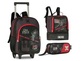 Kit Mochila Rd One Piece Luffy Lancheira Estojo Preto 2026 Preto One Piece Kit Mochila Rd One Piece Luffy Lancheira Estojo Preto 2026 Preto One Piece