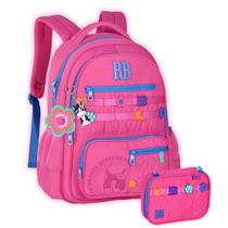 Kit Mochila Rebecca Bonbon Costas E Estojo Box Meninas Kids