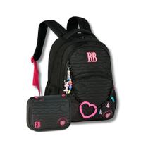 Kit Mochila Rebecca Bonbon Costas Estojo Box Escolar Meninas Kit Mochila Rebecca Bonbon Costas Estojo Box Escolar Meninas