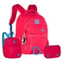 Kit Mochila Rebecca Bonbon Costas Lancheira E Estojo Juvenil