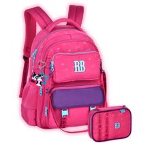 Kit Mochila Rebecca Bonbon Costas Pochete e Estojo Meninas Kit Mochila Rebecca Bonbon Costas Pochete e Estojo Meninas